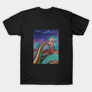 Rainbow Out of Woman's Mouth T-Shirt